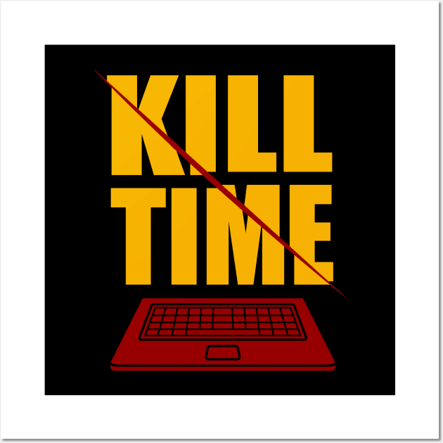 Kill Bill Inspired Techie Computer Parody For Gadget Lovers Wall Art by BoggsNicolas